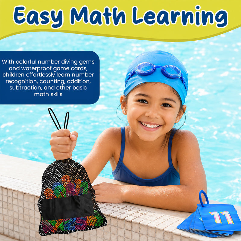Kids' Pool Number Dive Game | Educational Underwater Treasure Hunt