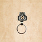 Vintage Letter Keychain