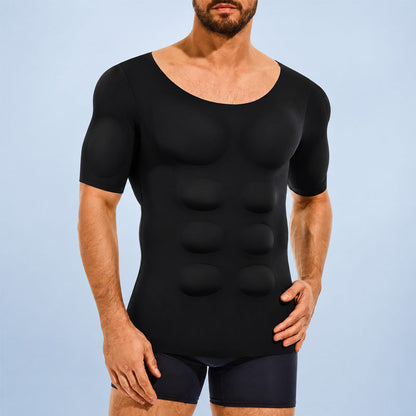 Men's Muscle-Enhancing Shaping T-Shirt
