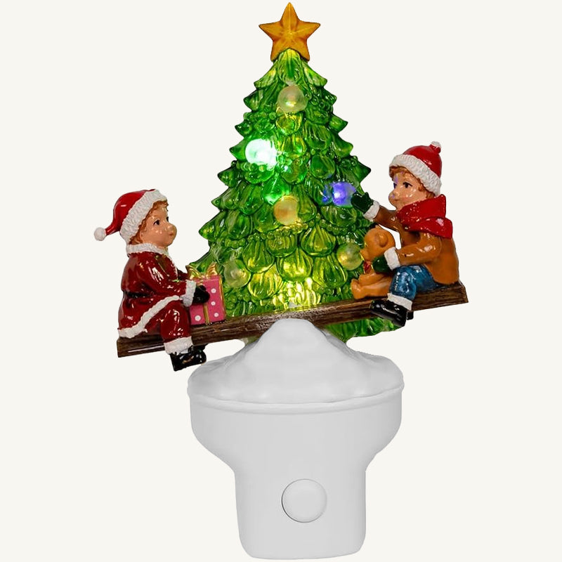 🎄 Early Christmas Sale | Christmas Tree LED Night Light | Teeter-Totter Holiday Decor & Gift