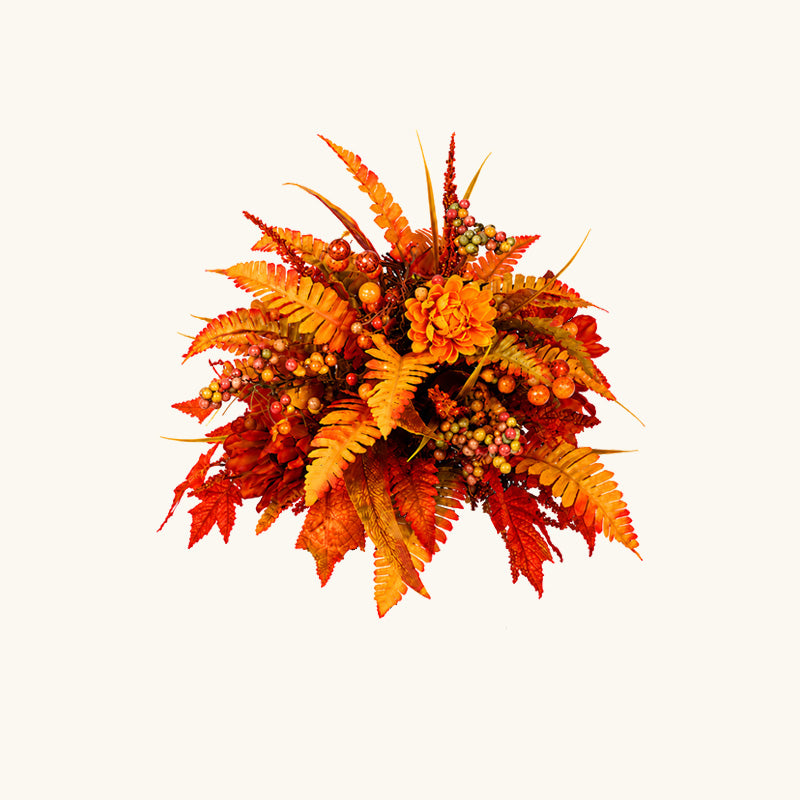 Autumn Harvest Floral Garden Stake Arrangement 🍁