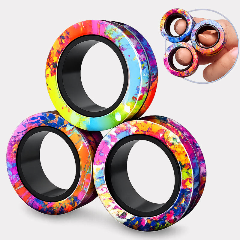 🧲✨ Magnetic Fidget Rings