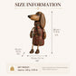 🎄 Vintage Christmas Dachshund Shelf Sitter | Festive Dog Decor