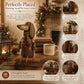 🎄 Vintage Christmas Dachshund Shelf Sitter | Festive Dog Decor