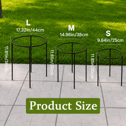 Round Plant Support Frame – Garden Stem Support Ring