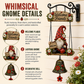 🔥Limited time 50% OFF – Rustic Garden Gnome Bell Outdoor Decor 🐞🌼
