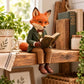 🦊 Reading Fox Ornament