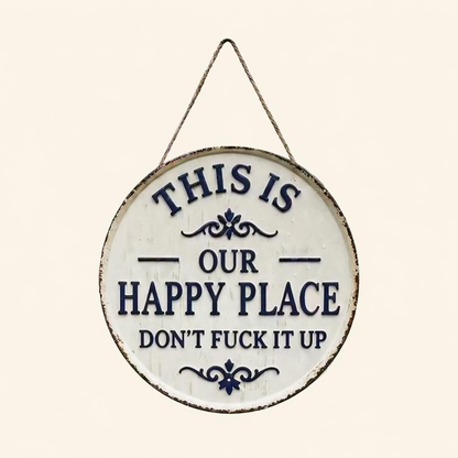 “This Is My Happy Place” &“This Is Our Happy Place”Door Sign