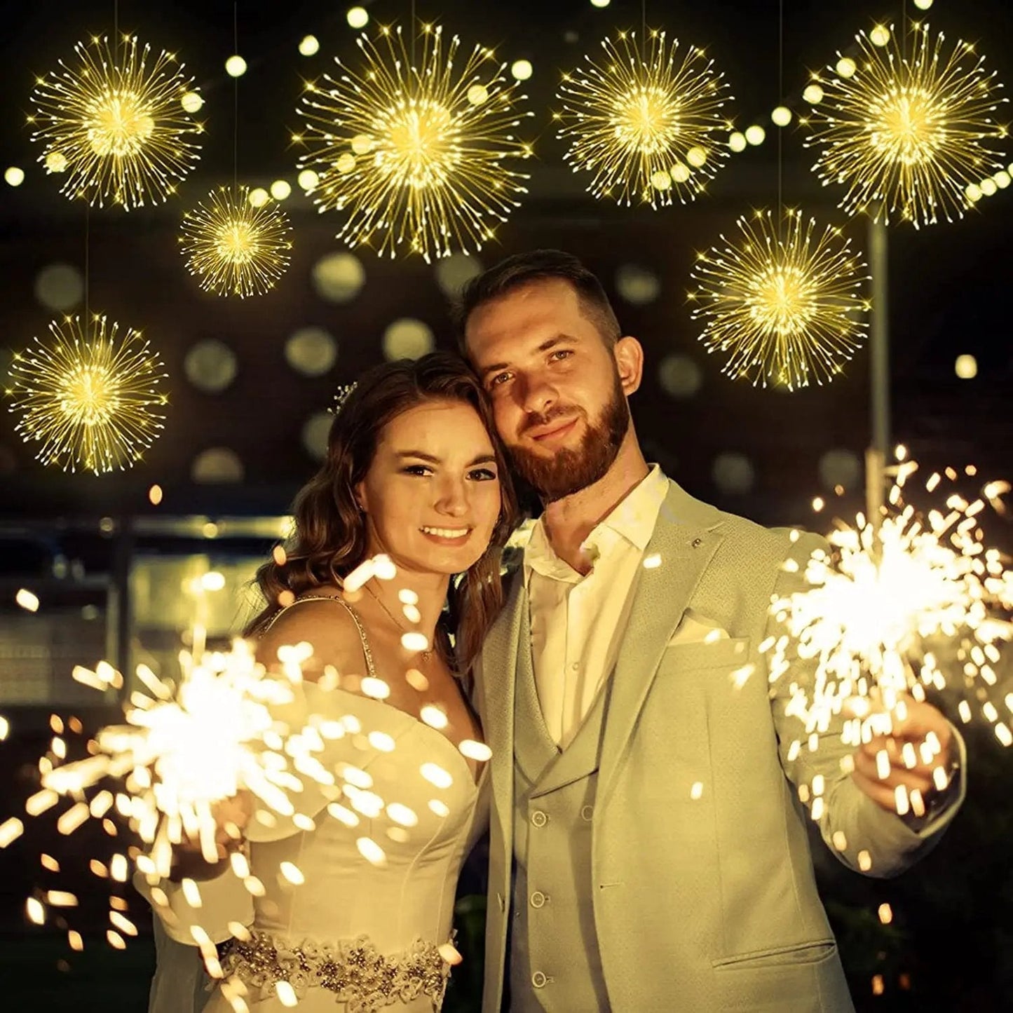 🎄Christmas fireworks lights