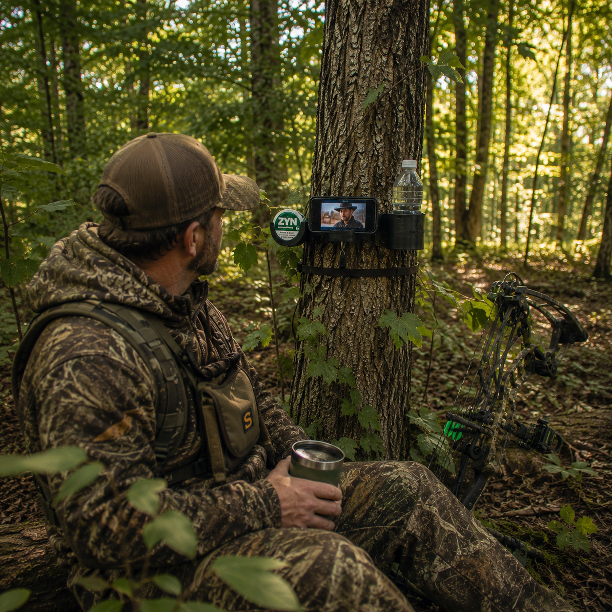 🦌 TreeStand Gear Station™ | Tree-Mounted Hunting Gear Holder