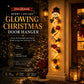 Snowman - MerryCascade Glowing Christmas Door Hanger