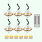 🎄 Vintage Transparent Christmas Tree Ornaments