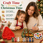 🔥 LAST DAY 49% OFF – 🎄 DIY Christmas Tree Mold & Paint Craft Kit | Reusable 3D Mold with 8 Acrylic Paints, 2 Brushes & Festive Detail Guide 🎨✨