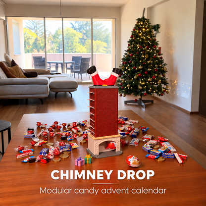 Chimney Candy Advent Calendar – Christmas Countdown Treat Dispenser