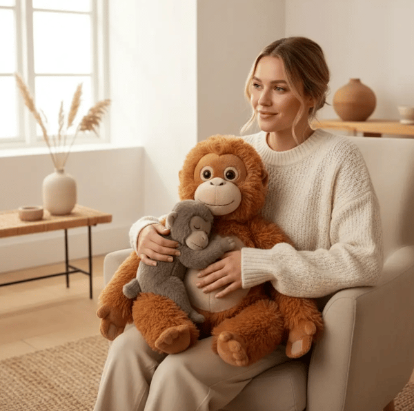 Mama Punch Monkey Plush Toy