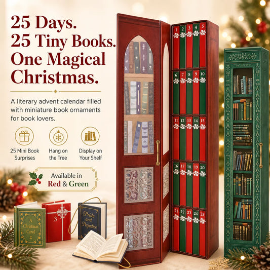 📚 25-Day Mini Book Advent Calendar – 🎁 ❤️ A Book Lover's Christmas Countdown