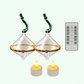 🎄 Vintage Transparent Christmas Tree Ornaments