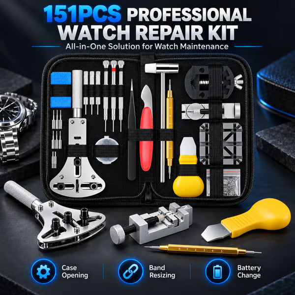 🎁Last Day Promotion 49% OFF🔥Universal Watch Repair & Link Removal Kit