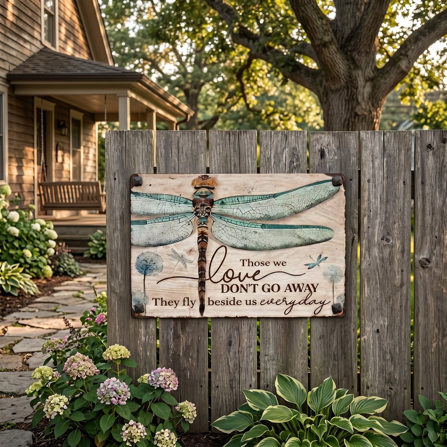 Dragonfly Memorial Plaque – Sympathy Gift