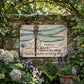 Dragonfly Memorial Plaque – Sympathy Gift