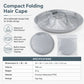 Hair Cutting Cape with Catcher – built-in groove traps clippings, no mess on clothes or floors. Waterproof, non-static, folds flat. Perfect for home trims & kids' cuts
